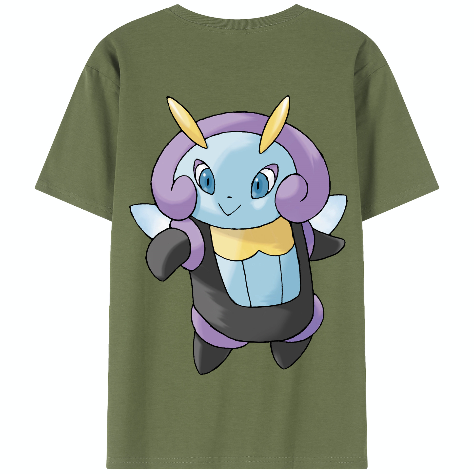 （画像用） ポケットモンスター Pokémon 綿100％半袖Tシャツ（背面プリント）